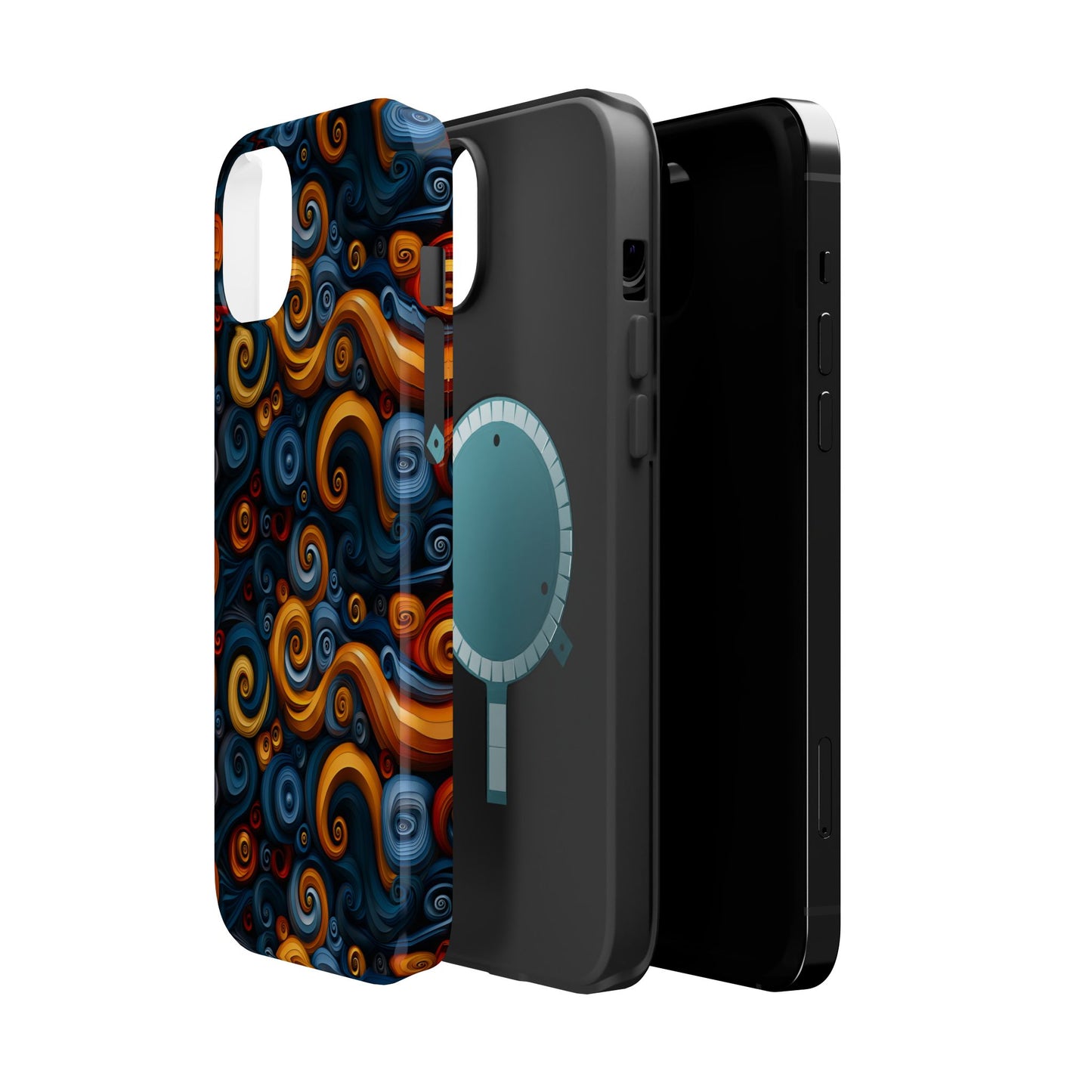 Protective Phone Case – Vibrant Swirl Pattern