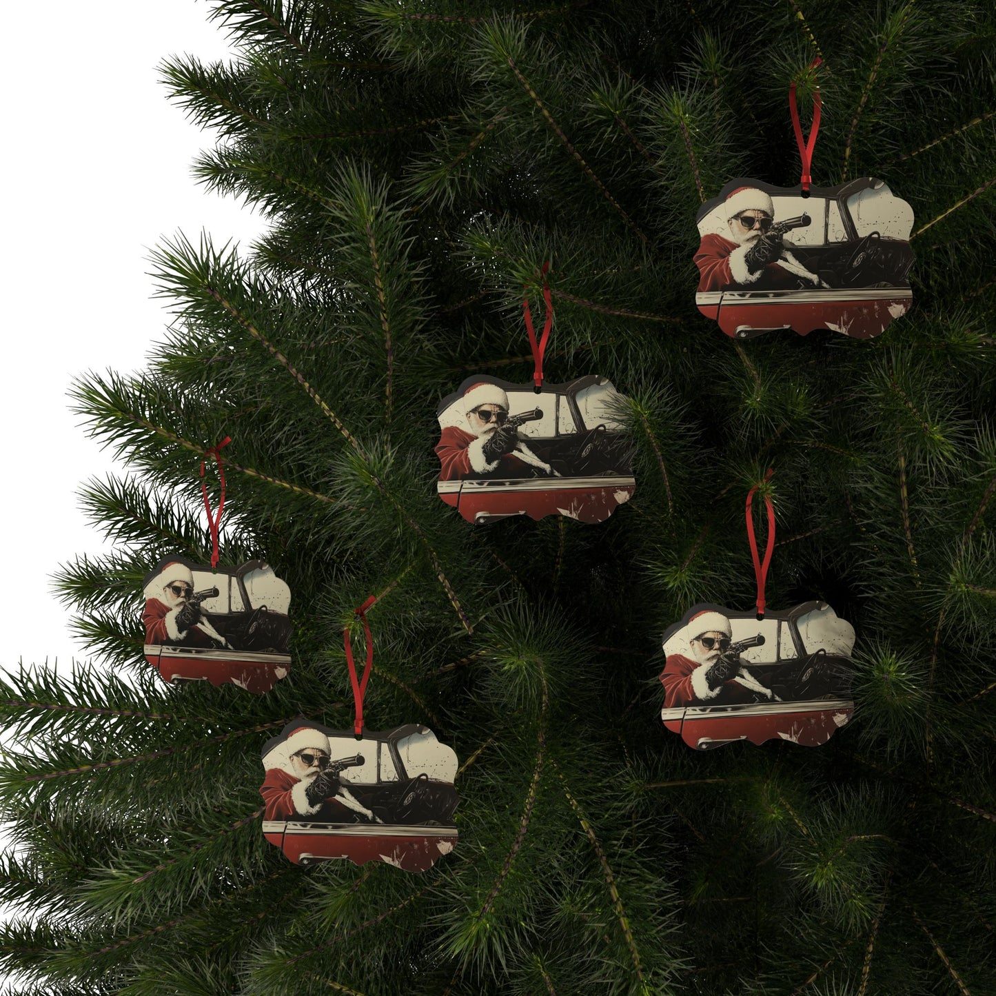 Aluminum Ornaments -- Give Me All Your Cookies!