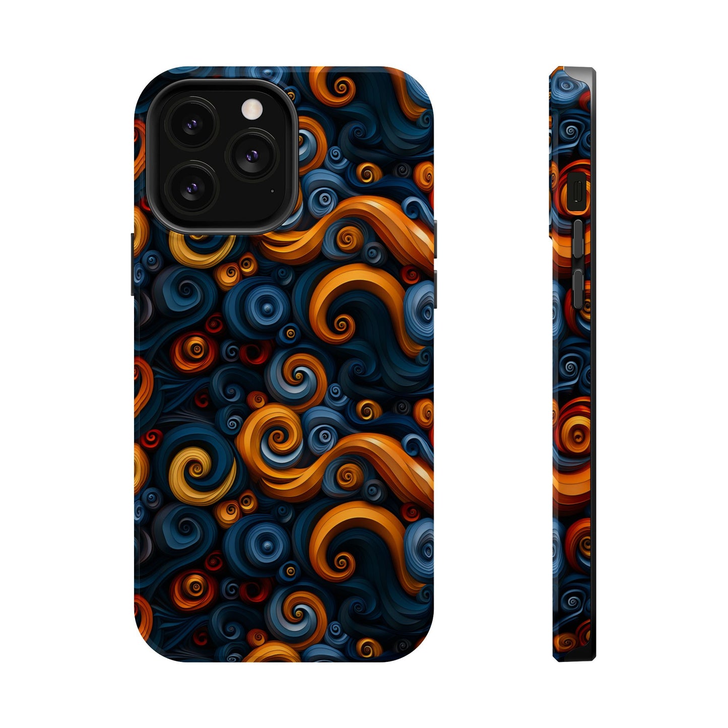 Protective Phone Case – Vibrant Swirl Pattern