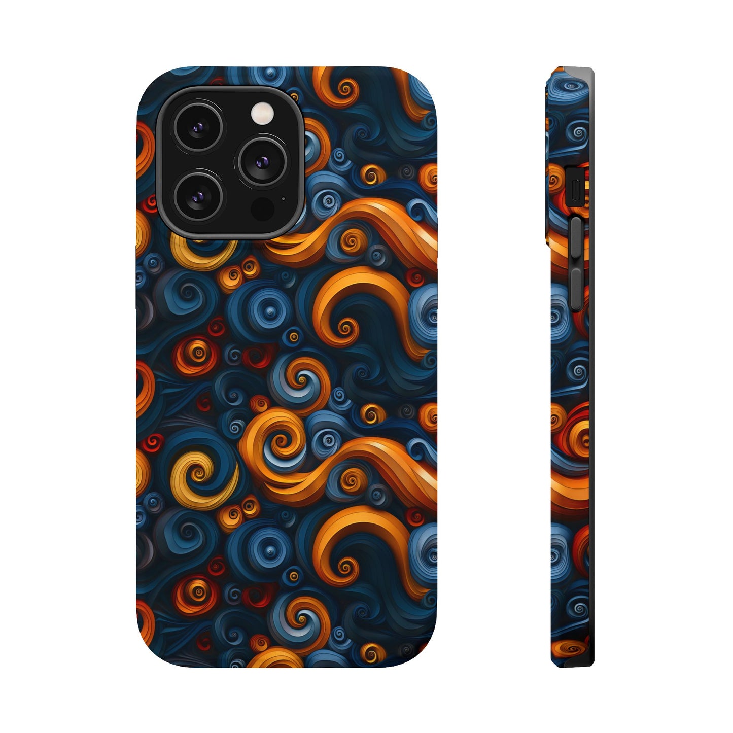 Protective Phone Case – Vibrant Swirl Pattern