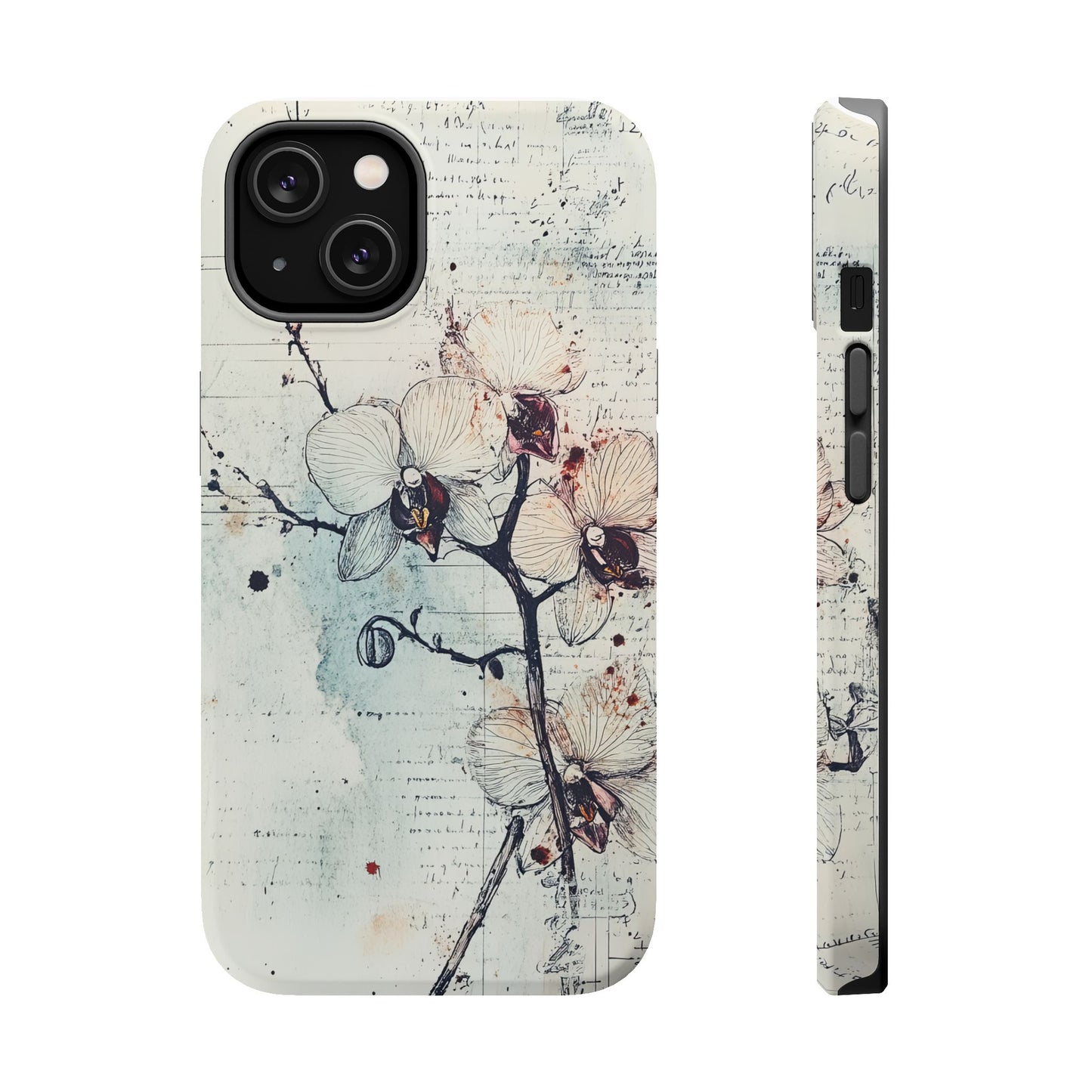 Protective Phone Case – Elegant Orchid Design