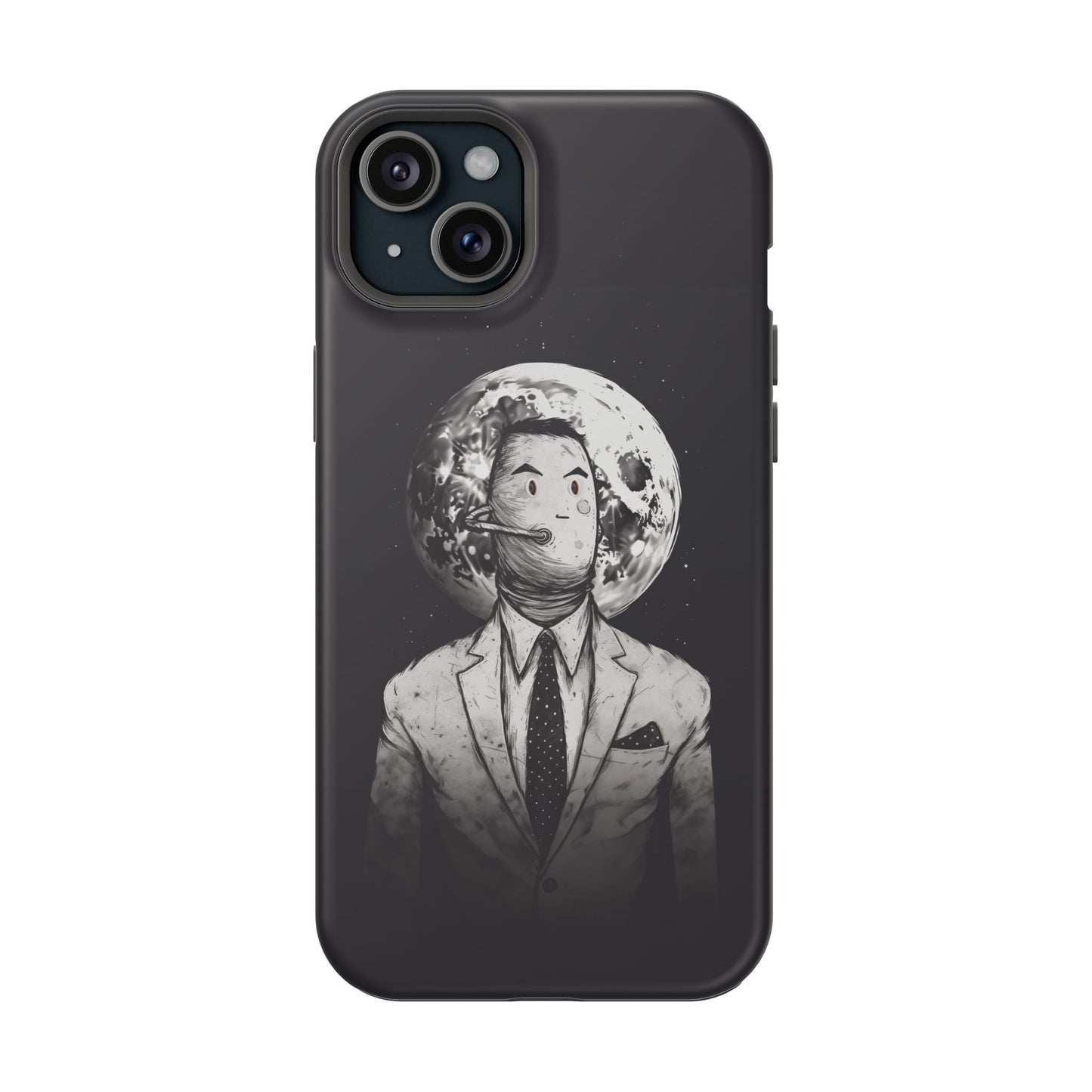 Protective Phone Case – Surreal Moon Suit Design