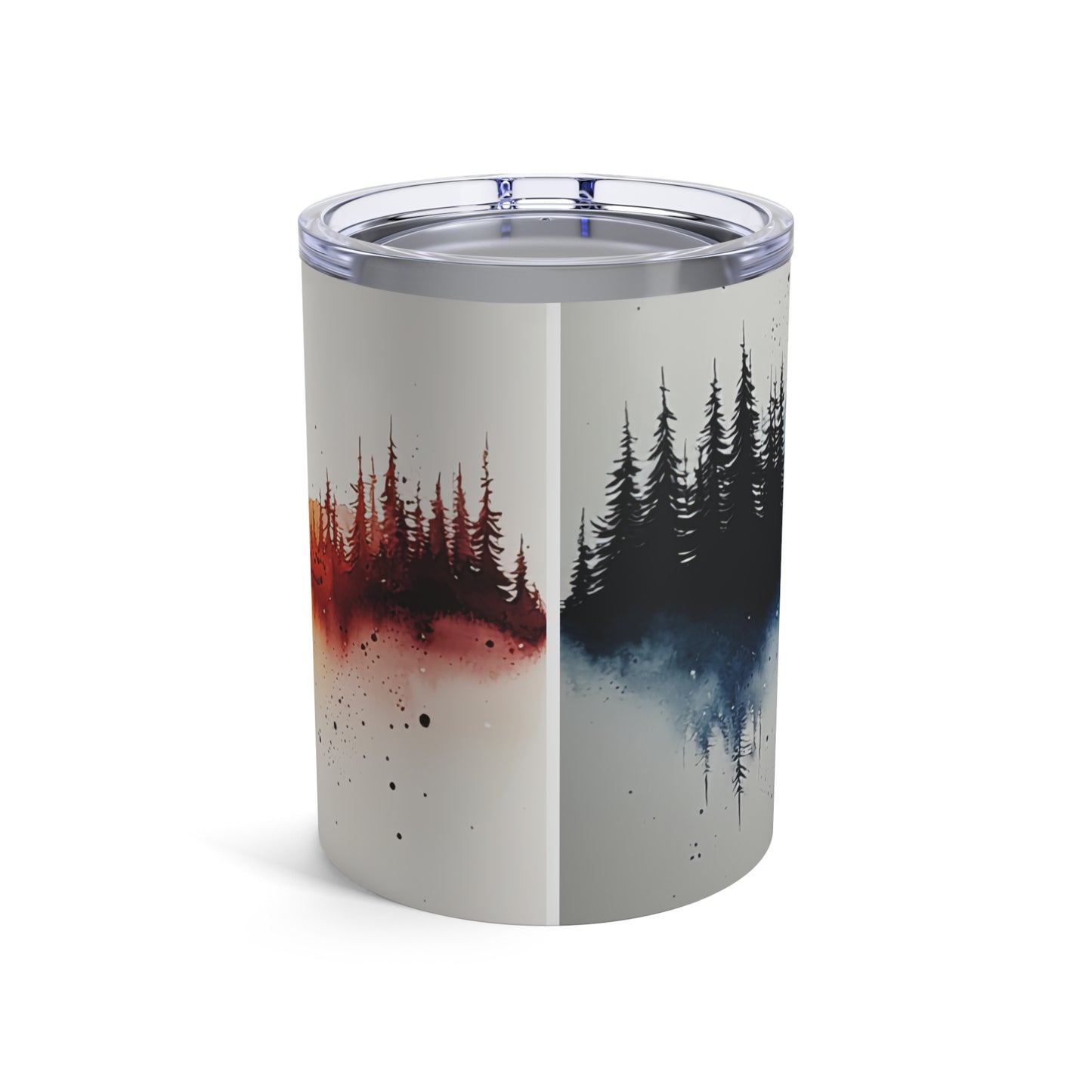 10oz Insulated Tumbler – Mountain Landscape Design