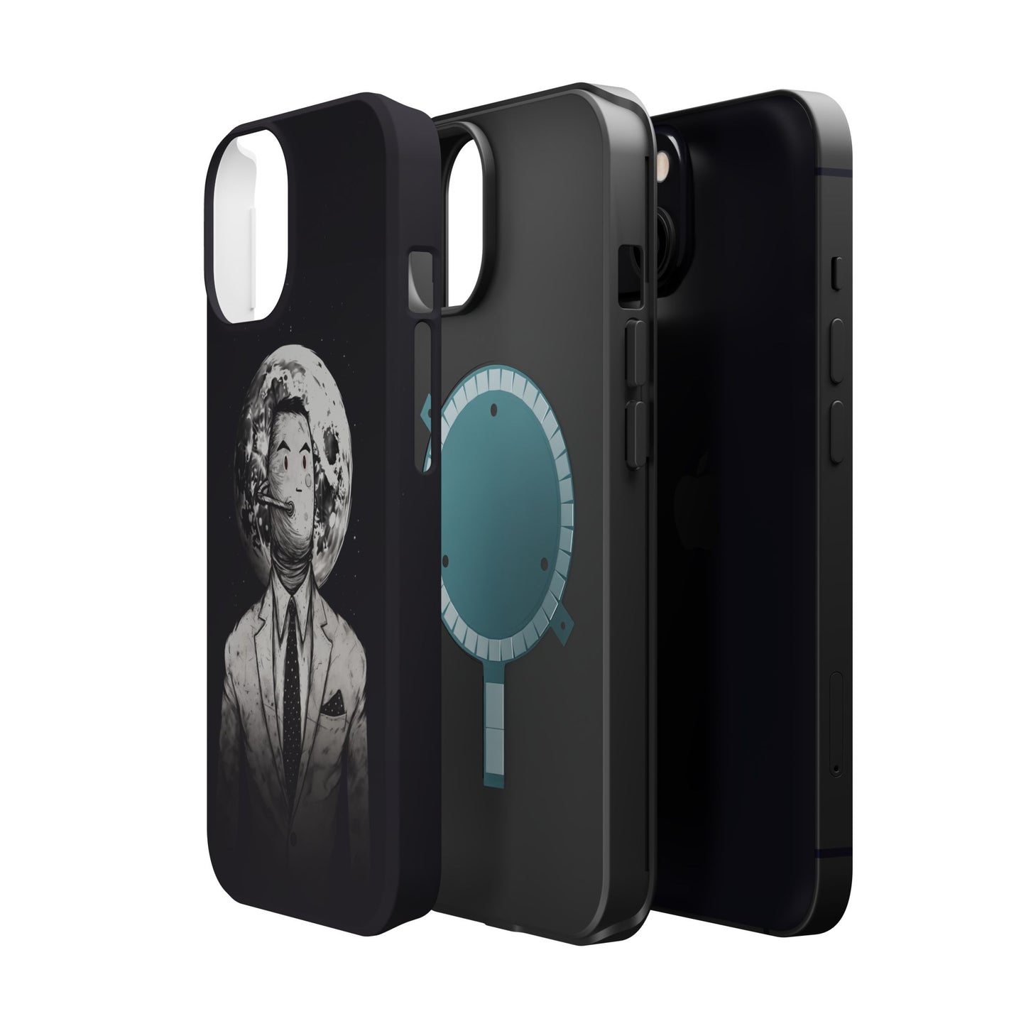 Protective Phone Case – Surreal Moon Suit Design