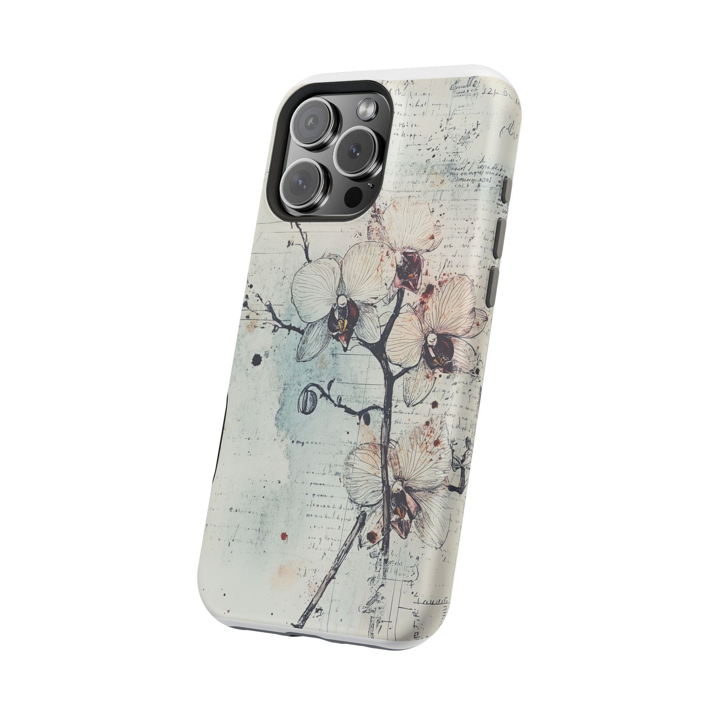 Protective Phone Case – Elegant Orchid Design