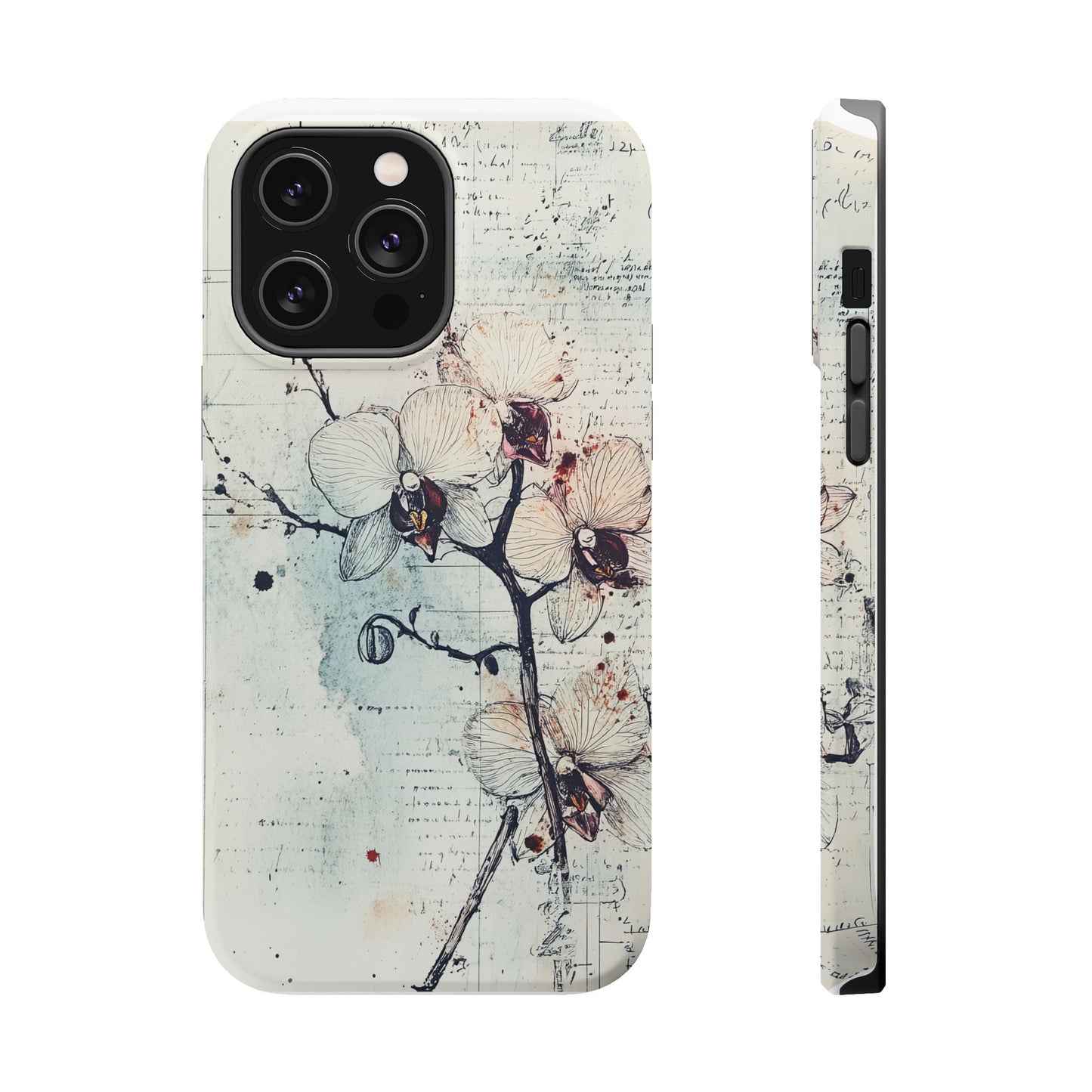 Protective Phone Case – Elegant Orchid Design