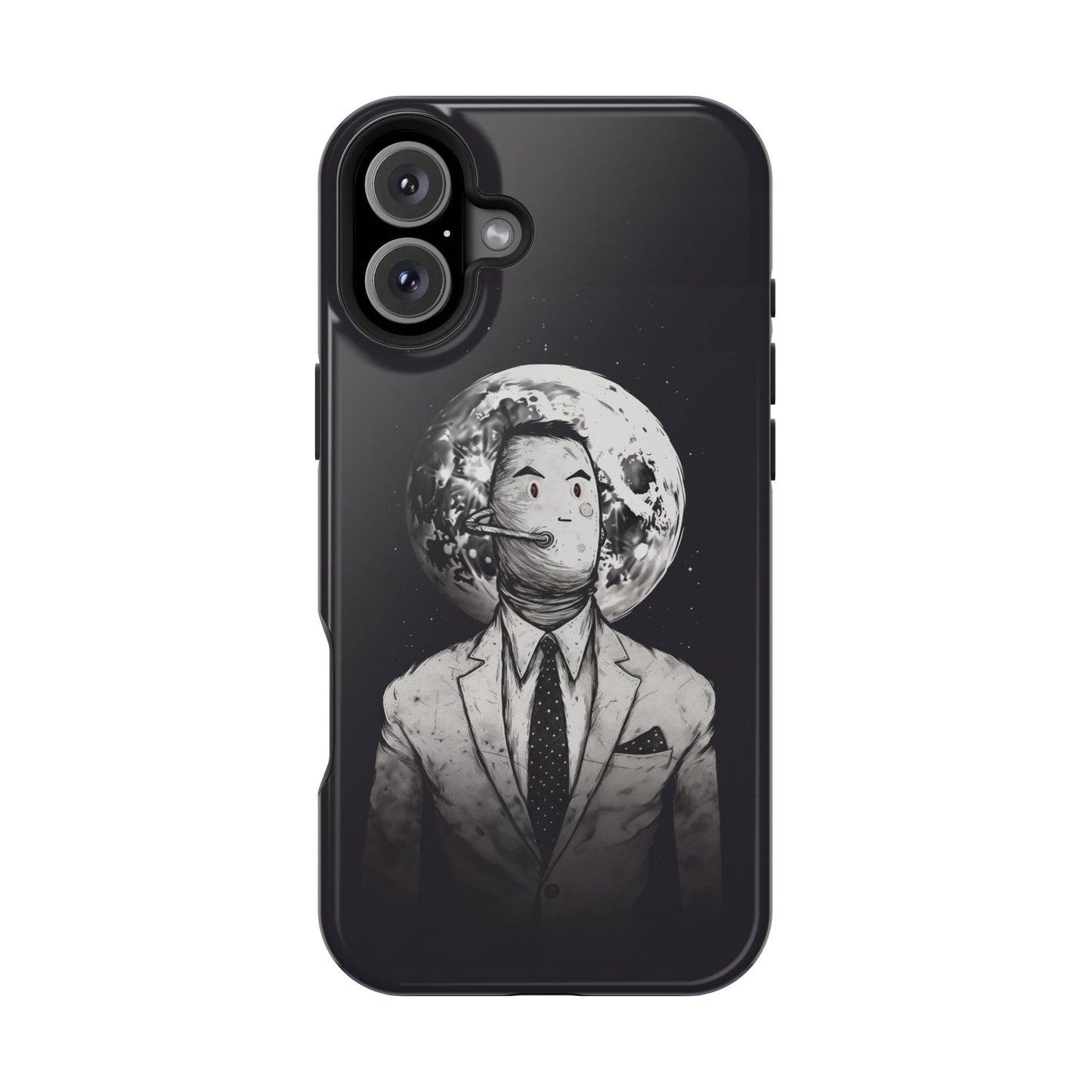 Protective Phone Case – Surreal Moon Suit Design