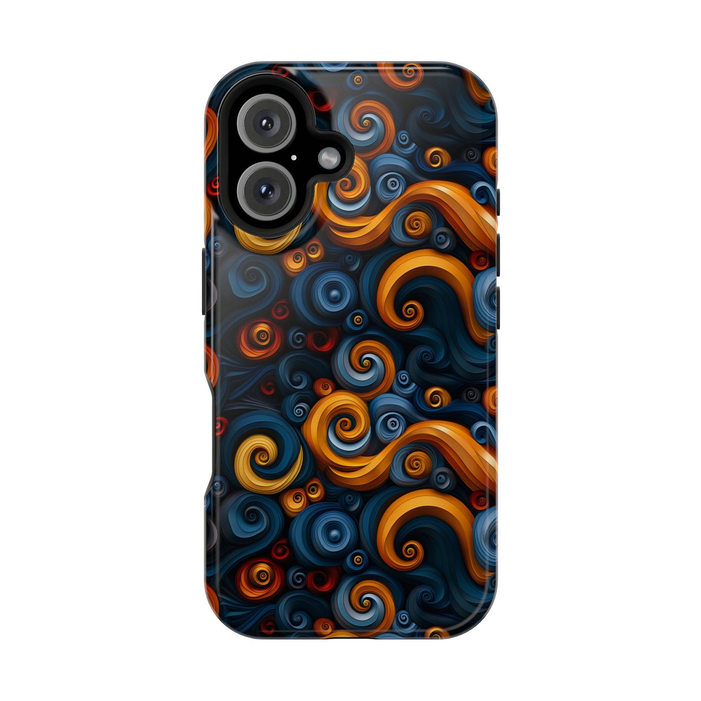 Protective Phone Case – Vibrant Swirl Pattern