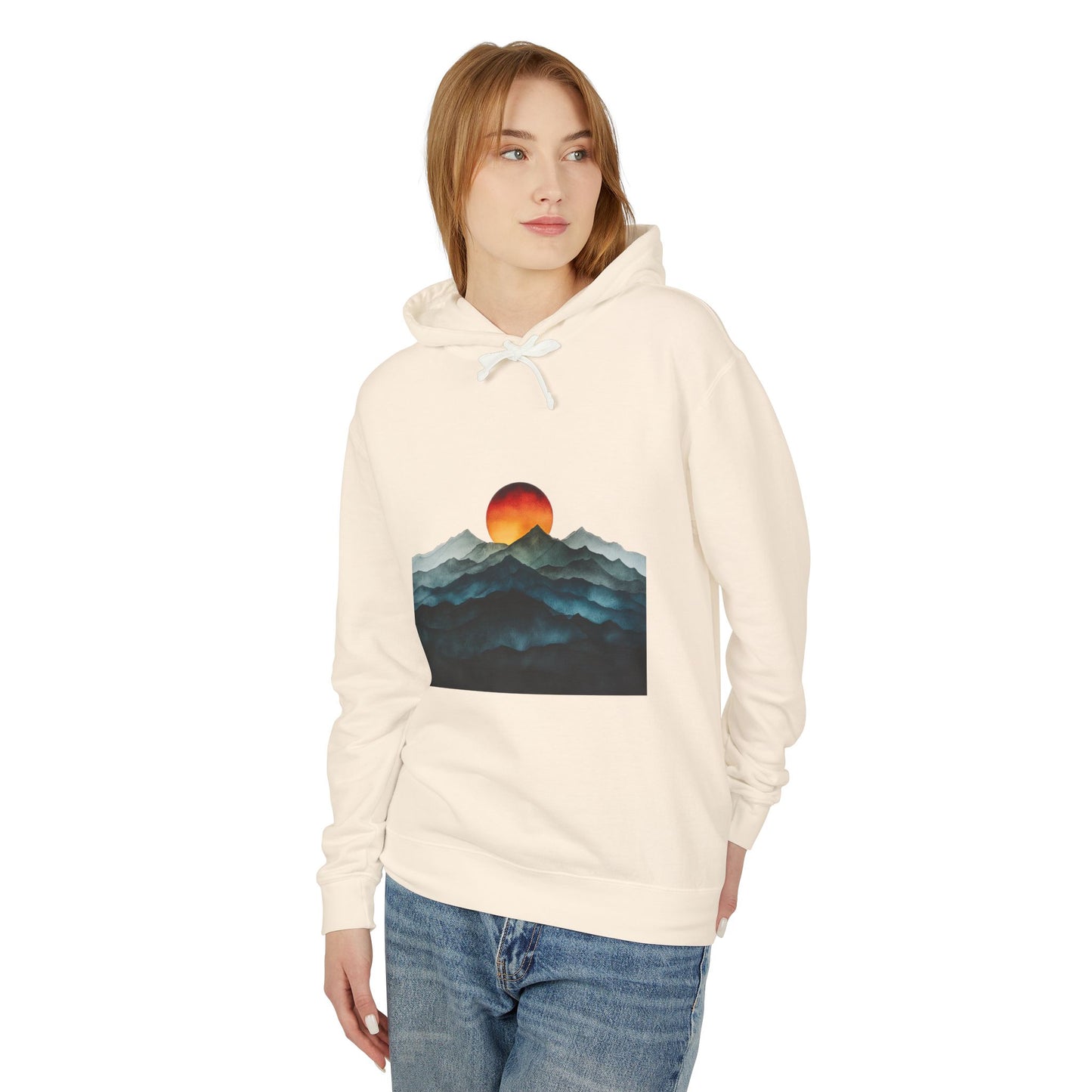 Unisex Lightweight Hooded Sweatshirt