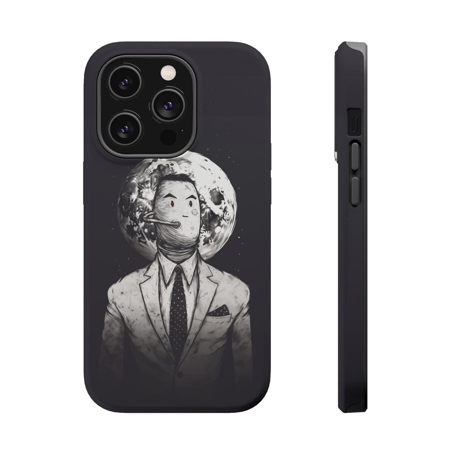 Protective Phone Case – Surreal Moon Suit Design