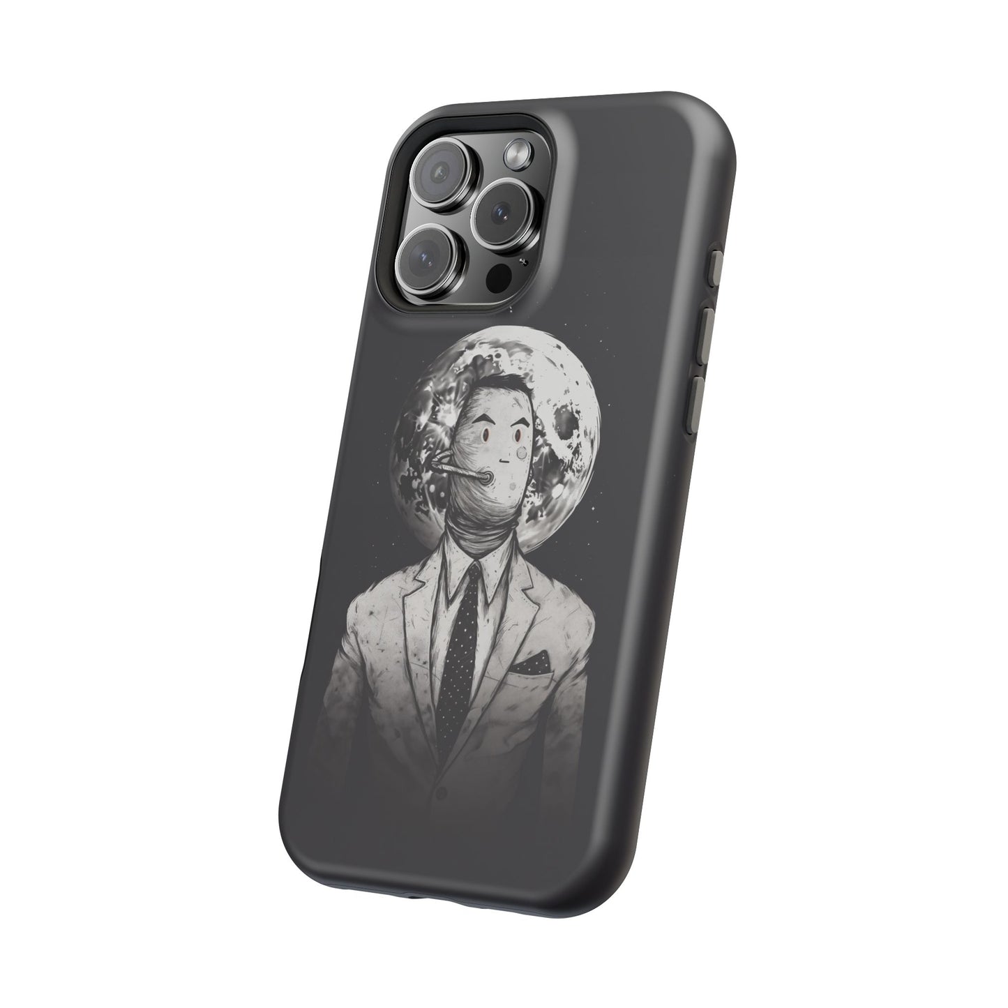 Protective Phone Case – Surreal Moon Suit Design