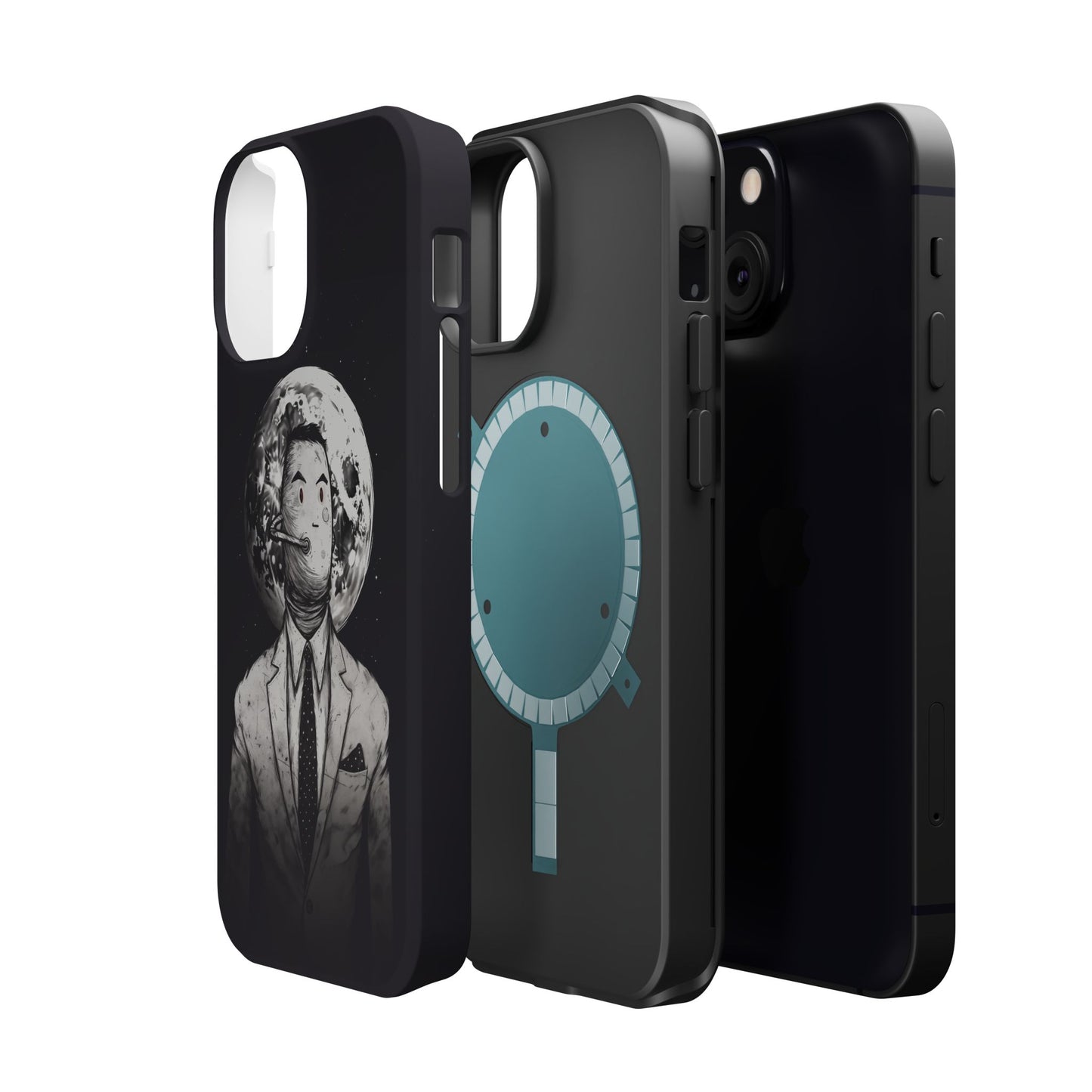 Protective Phone Case – Surreal Moon Suit Design