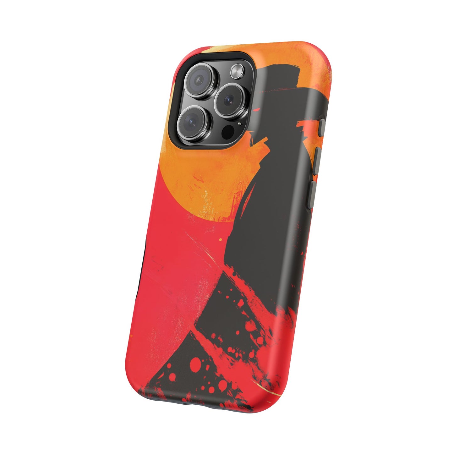 Protective Phone Case – Western Silhouette Design