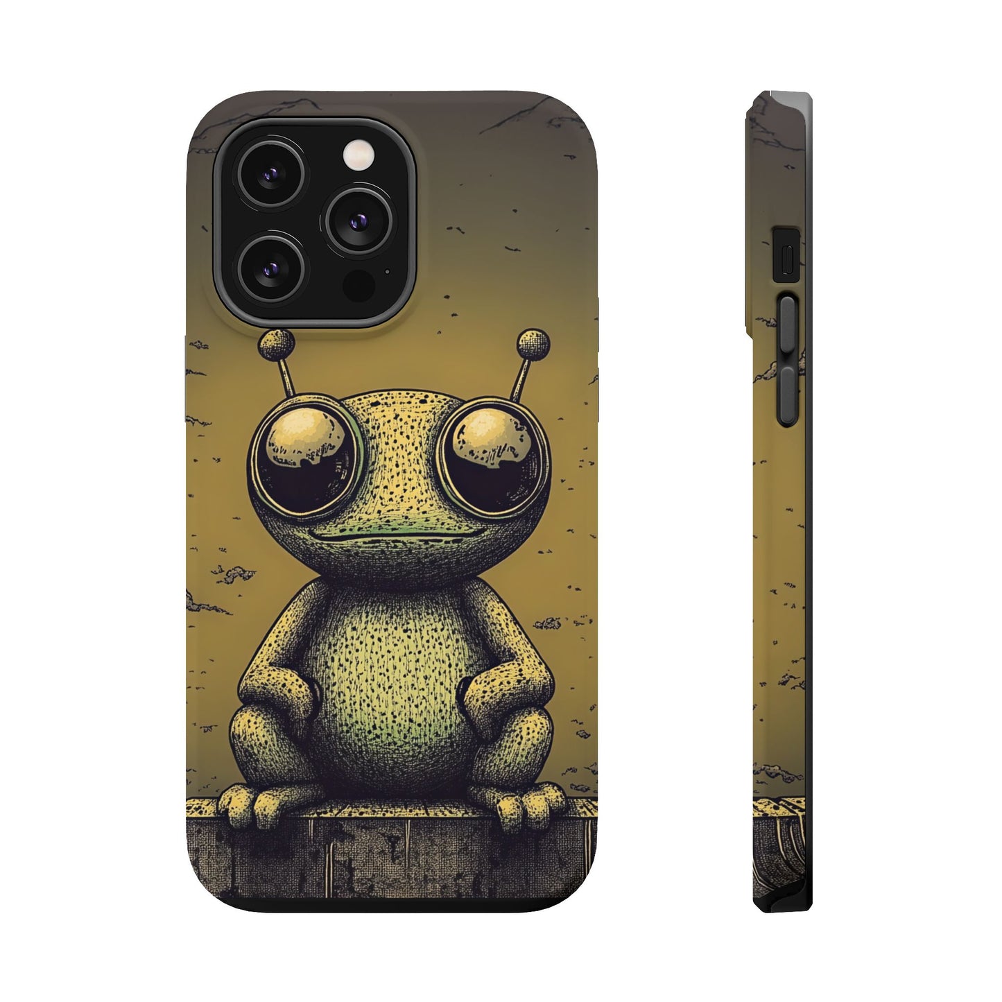 Protective Phone Case – Friendly Alien Design