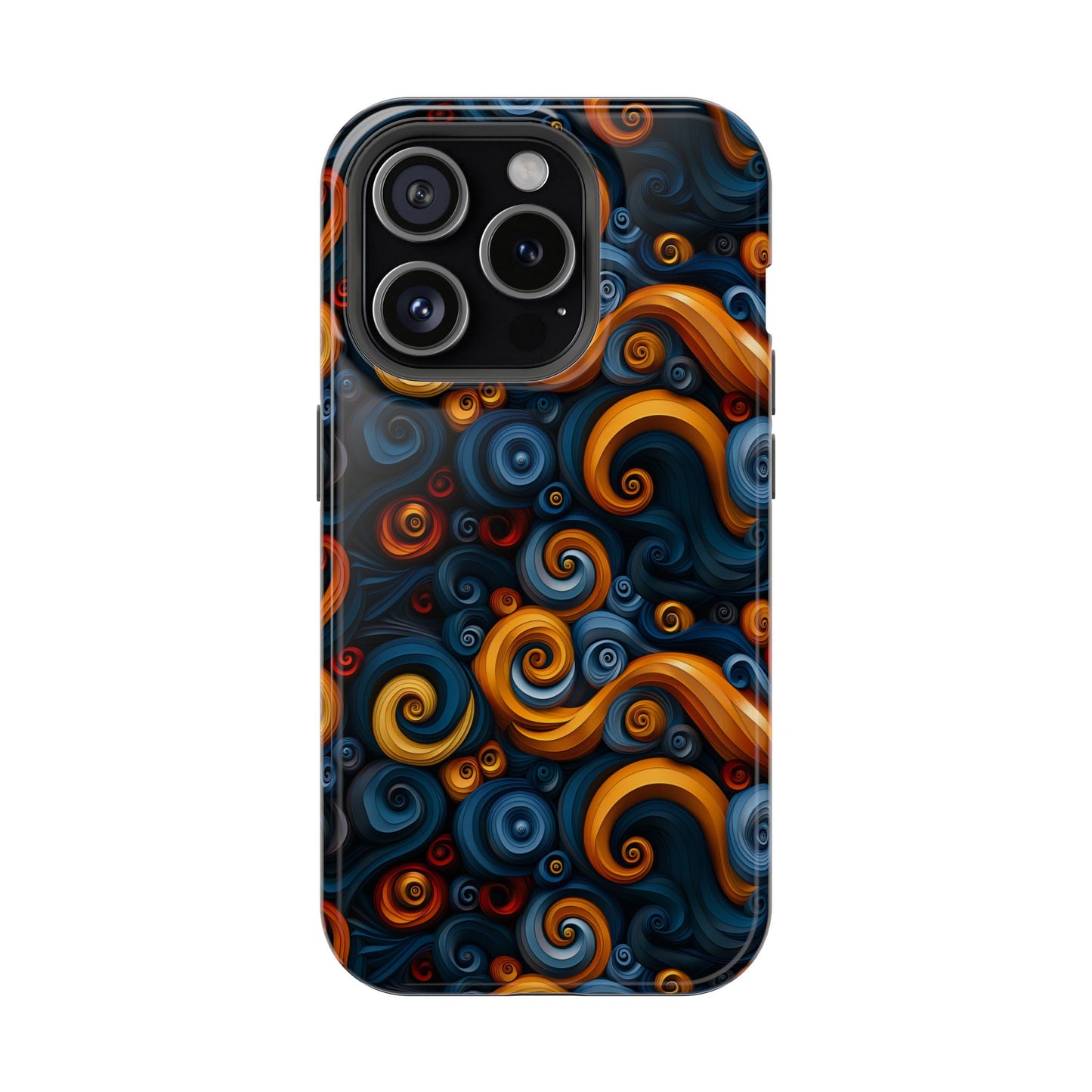 Protective Phone Case – Vibrant Swirl Pattern