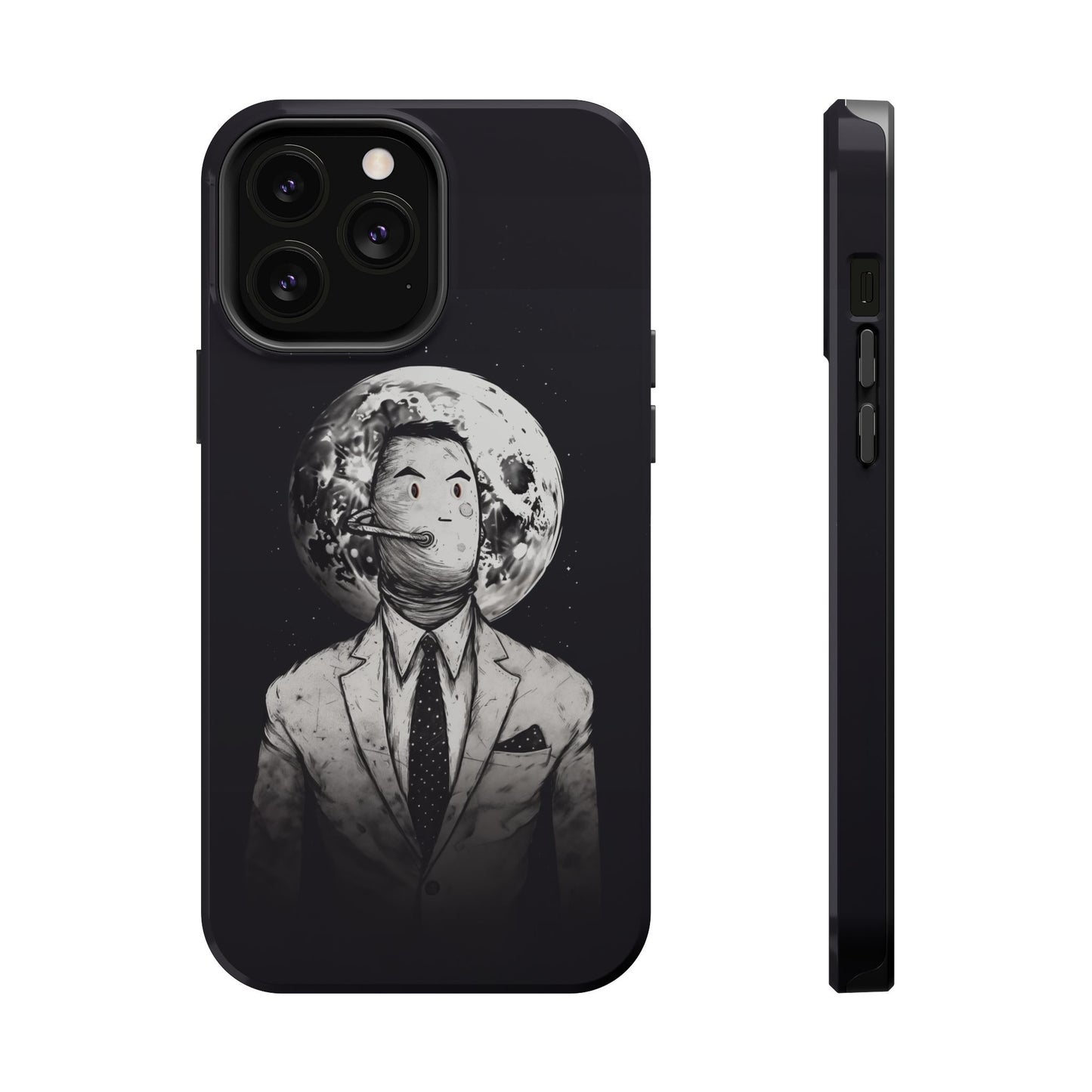 Protective Phone Case – Surreal Moon Suit Design