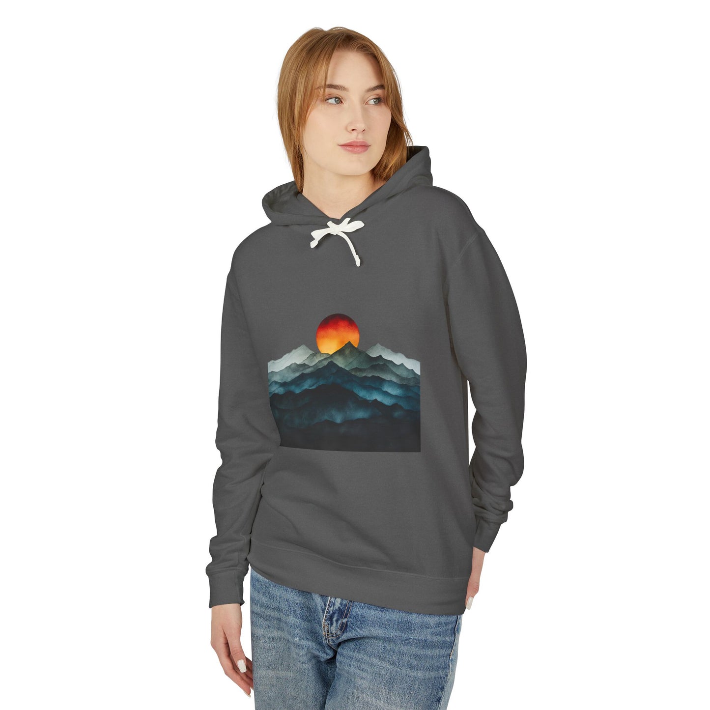 Unisex Lightweight Hooded Sweatshirt