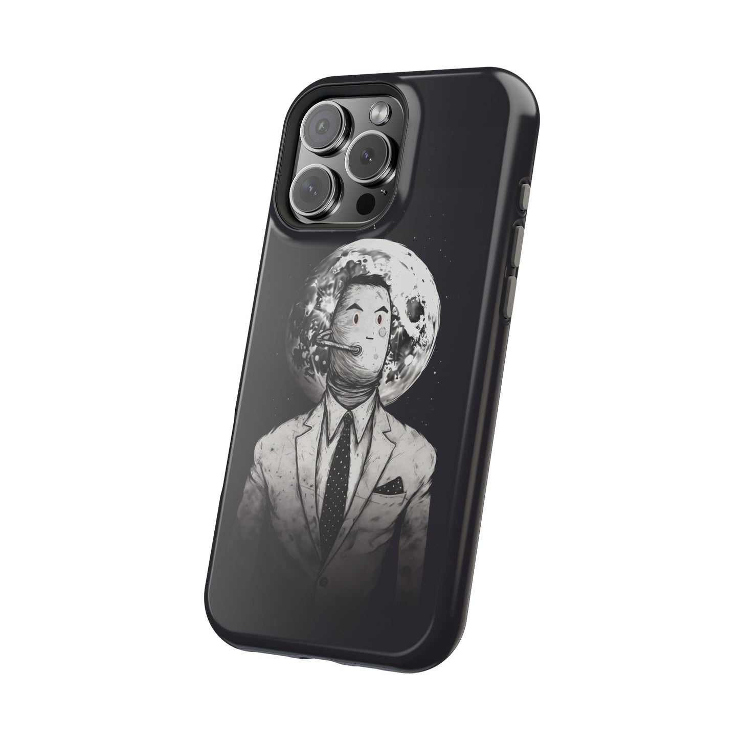 Protective Phone Case – Surreal Moon Suit Design